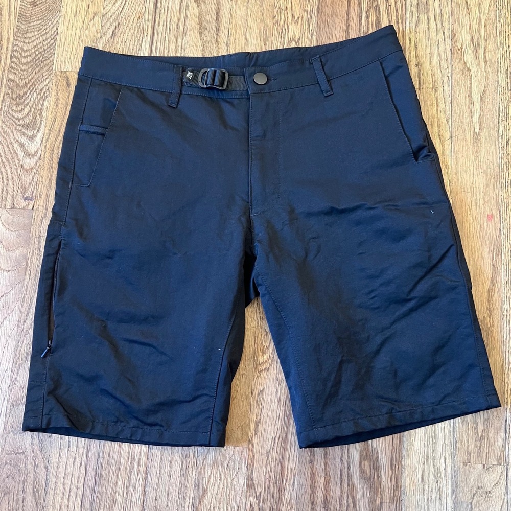 Mission Workshop Stahl Technical Shorts Black Mens 31 Cycling Commuter Stretch
